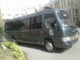 رونمایی از خودرو اعزام زندانیان به زندانها و مراجع قضایی