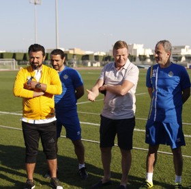 حضور رونالد کومان در تمرین تیم طارمی + عکس