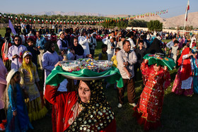 عروسی سنتی بوشهری در جشنواره بازي هاي بومي محلي  شهر دالكى استان بوشهر