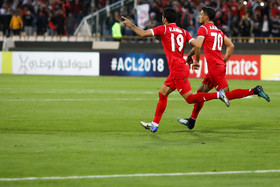 دیدار تیم های فوتبال پرسپولیس و الوصل امارات