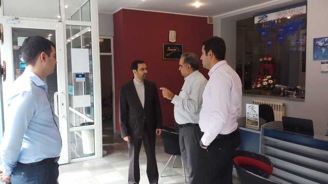 سفیر ایران در ایروان از دفتر نمایندگی هواپیمایی ماهان و آسمان در ارمنستان بازدید کرد
