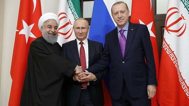 ترکیه از اجلاس احتمالی روحانی،‌ اردوغان و پوتین در ماه آوریل خبر داد