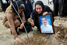 خانواده شهید ثامری در مراسم کاشت ۳۲ درخت به نام شهدای سانچی