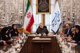 سخنرانی علی لاریجانی در جمع نمایندگان زن مجلس به مناسبت بزرگداشت روز زن
