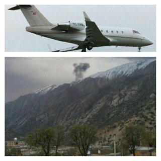 سقوط هواپیمای ترکیه