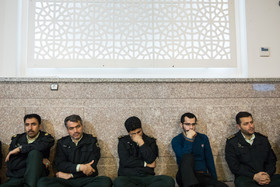 مراسم بزرگداشت شهدای ناجا حادثه خیابان پاسداران در ستاد ناجا
