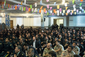 مراسم بزرگداشت شهدای ناجا حادثه خیابان پاسداران در ستاد ناجا