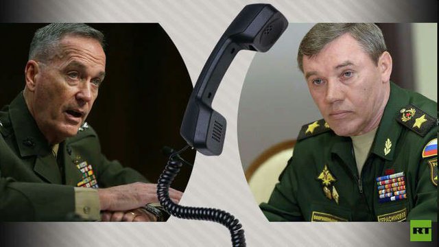 تماس تلفنی روسای ستاد مشترک روسیه و آمریکا