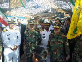 حضور فرمانده کل ارتش در یادمان دهلاویه