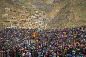 جشن نوروز در روستای «تنگیسر» استان کردستان