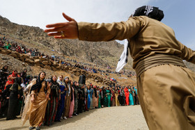 جشن نوروز در روستای «تنگیسر» استان کردستان