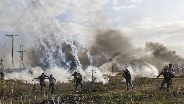 شهادت یک فلسطینی در حمله توپخانه‌ای ارتش اسرائیل به غزه