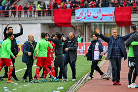 دیدار تیم های فوتبال سپیدرود رشت و پارس جنوبی جم بوشهر