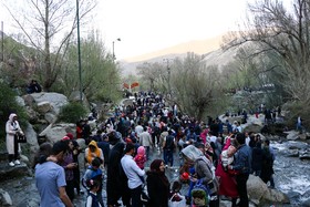 مسافران نوروز ۹۷ - آبشار گنج‌نامه، همدان
