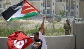 راهپیمایی «روز زمین» تونسی‌ها در حمایت از فلسطین