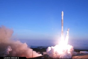 "فالکون ۹" بار دیگر ۱۰ ماهواره "ایریدیوم" را به فضا برد