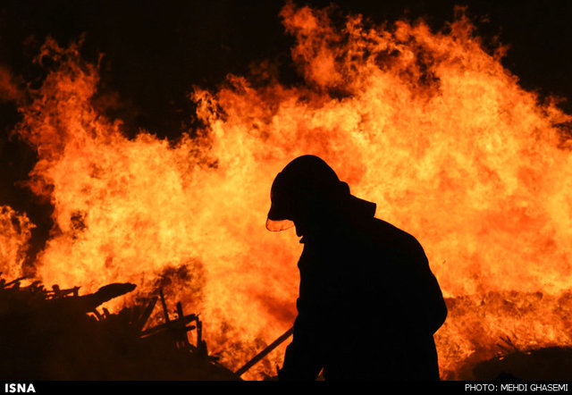 آتش‌سوزی مجموعه ۶۷ شرکت نفت گچساران