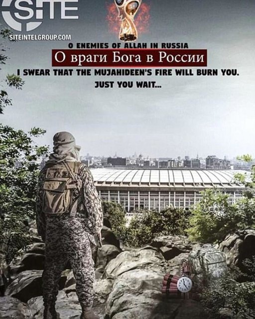 پوسترهای داعش درباره پوتین و جام جهانی