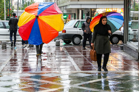 باران بهاری - تهران میدان ولیعصر