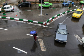 باران بهاری - تهران خیابان فاطمی