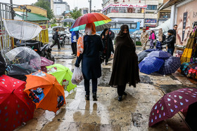 باران بهاری - تهران میدان تجریش