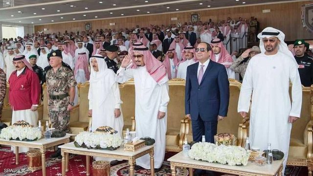 پایان رزمایش یک ماهه سپر خلیج فارس با حضور رهبران عرب در عربستان