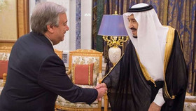 پادشاه عربستان با دبیرکل سازمان ملل دیدار کرد 