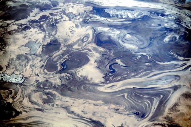  منظره زمین از فضا/عکس