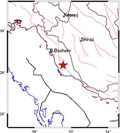 زمین‌لرزه 5.9 ریشتری "کاکی" بوشهر را لرزاند