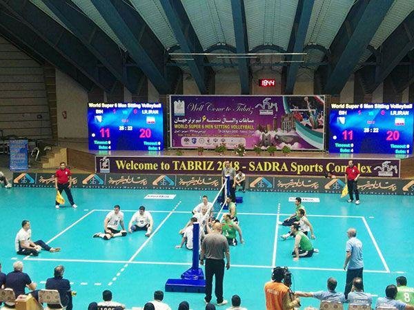 دومین پیروزی ایران در لیگ جهانی والیبال نشسته برابر بوسنی