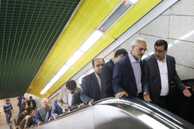 بازدید سرپرست شهرداری تهران از خط ۶ مترو تهران