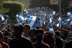 تظاهرات گسترده در نیکاراگوئه برای برکناری رئیس‌جمهور این کشور