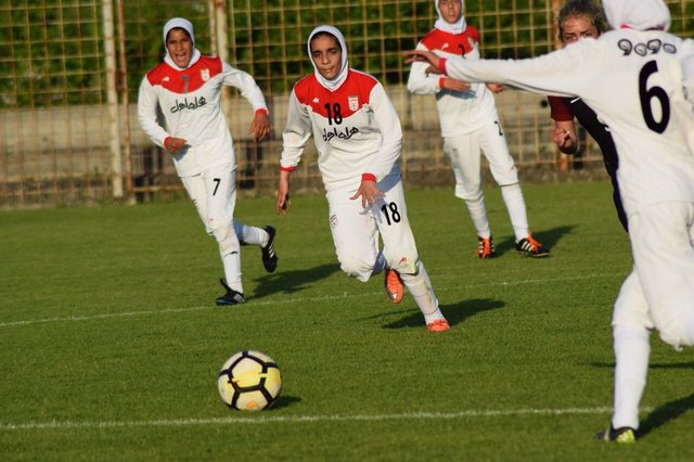 شکست دختران فوتبالیست ایران درگام نخست تورنمنت ایتالیا