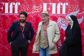 رشید مشهراوی ، کارگردان شاخص فلسطین در مراسم اختتامیه سی و ششمین جشنواره جهانی فیلم فجر