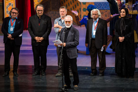 محمود کلاری در اختتامیه سی و ششمین جشنواره جهانی فیلم فجر