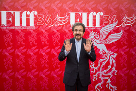 بهرام قاسمی سخنگوی وزارت امور خارجه در مراسم اختتامیه سی و ششمین جشنواره جهانی فیلم فجر
