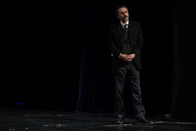 علیرضا سیف الدینی در مراسم اعلام برگزیدگان دوره‌های هفدهم و هجدهم جایزه مهرگان ادب