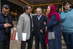 احمدرضا احمدی و شهرام ناظری در گشایش نمایشگاه نقاشی‌ احمدرضا احمدی