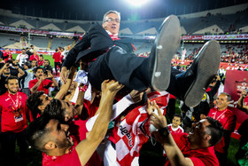 دیدار تیمهای فوتبال پرسپولیس و سپیدرود و جشن قهرمانی پرسپولیس