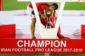 دیدار تیمهای فوتبال پرسپولیس و سپیدرود و جشن قهرمانی پرسپولیس