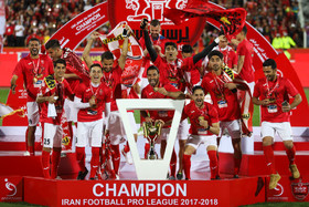 دیدار تیمهای فوتبال پرسپولیس و سپیدرود و جشن قهرمانی پرسپولیس