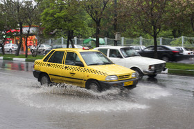 بارش شدید باران در تبریز