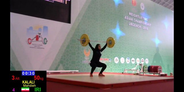 پنجمی مهدیه کلالی در گروه B دسته ۶۹ کیلوگرم قهرمانی نوجوانان آسیا