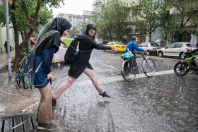 بارندگی شدید در تهران