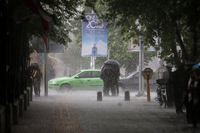 بارندگی شدید در تهران