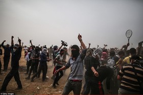 سرکوب وحشیانه تظاهرات فلسطینیان در کرانه باختری/ 3 فلسطینی زخمی شدند