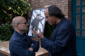 (از راست) سیف‌الله صمدیان و حمید فروتن