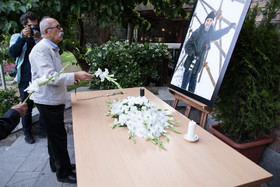 محمد صیاد در ادای احترام عکاسان مطبوعاتی به عباس عطار