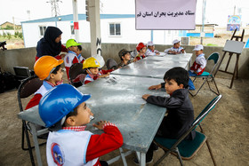 مانور امدادی غنچه های هلال احمر - قم