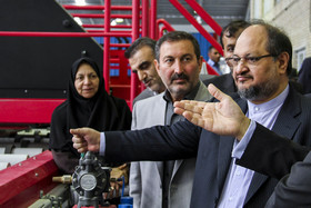 افتتاح کارخانه شیشه فلوت کاویان خراسان رضوی با حضور محمد شریعتمداری وزیر اقتصاد